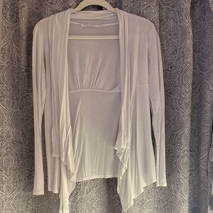 Chris & Carol Classic White Cardigan